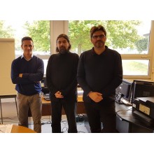 De gauche à droite : Nicolas L'Hopital-CCI Touraine, Marc Germanicus-Stagiaire Développeur "Développeur Web Application", Alexis Gandubert-Chef d'entreprise SORAYA